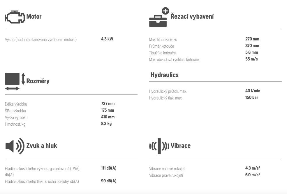 Technické_údaje_Hydraulická_rozbrušovací_pila_K_3600_MK_II